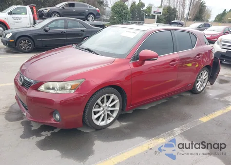 2013 Lexus Ct 200H z USA, uszkodzony, nr VIN JTHKD5BH8D2162240